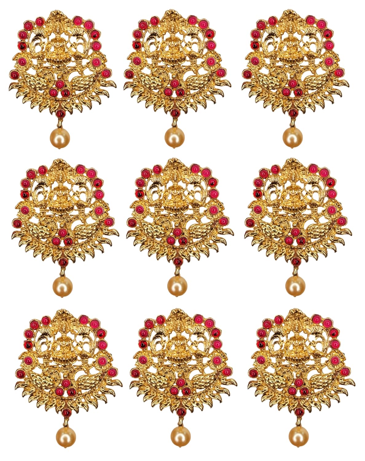 Gold Plated Antique Hair Jewellery