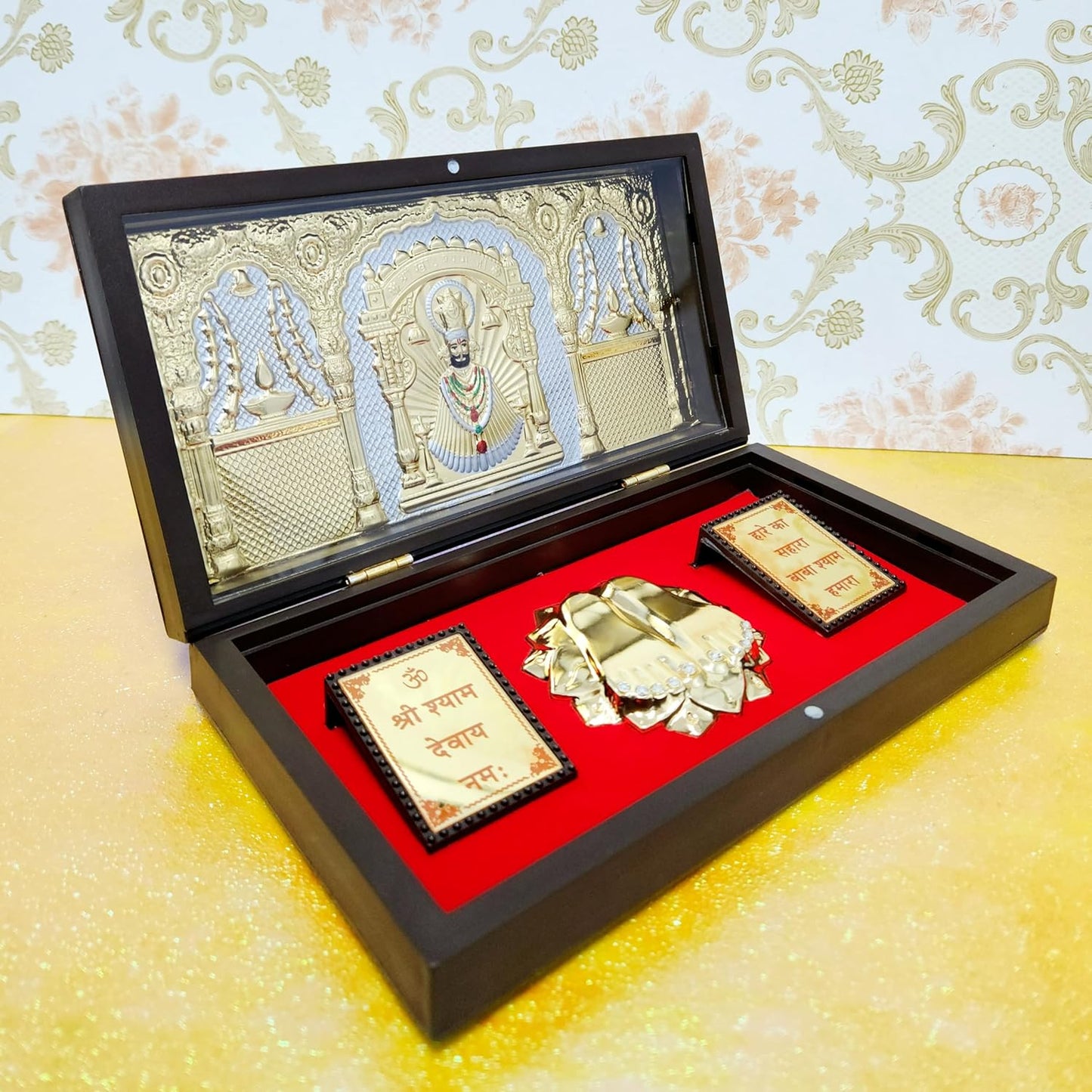 Khatu Shyam ji with Charan Paduka