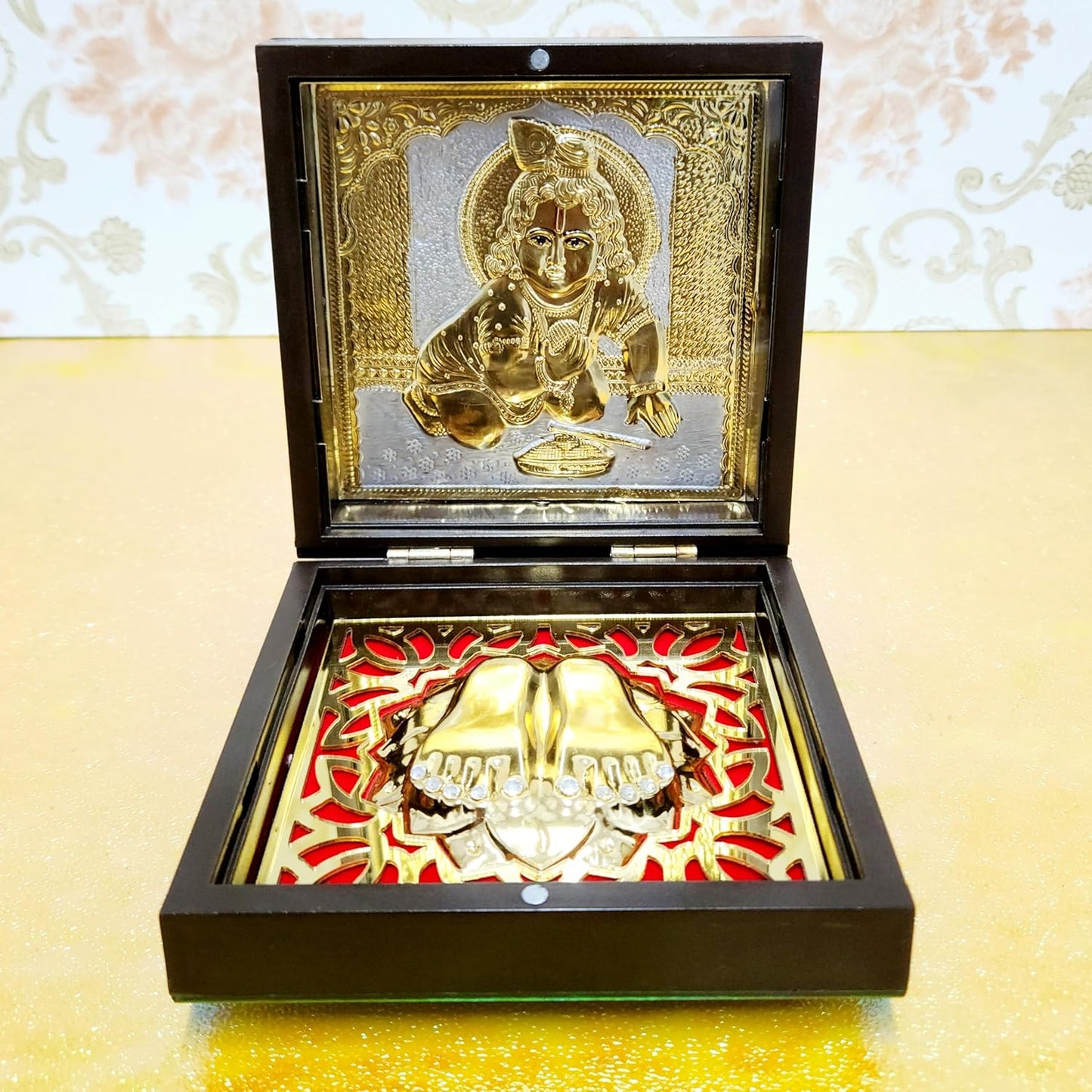 Laddu Gopal  with Charan Paduka