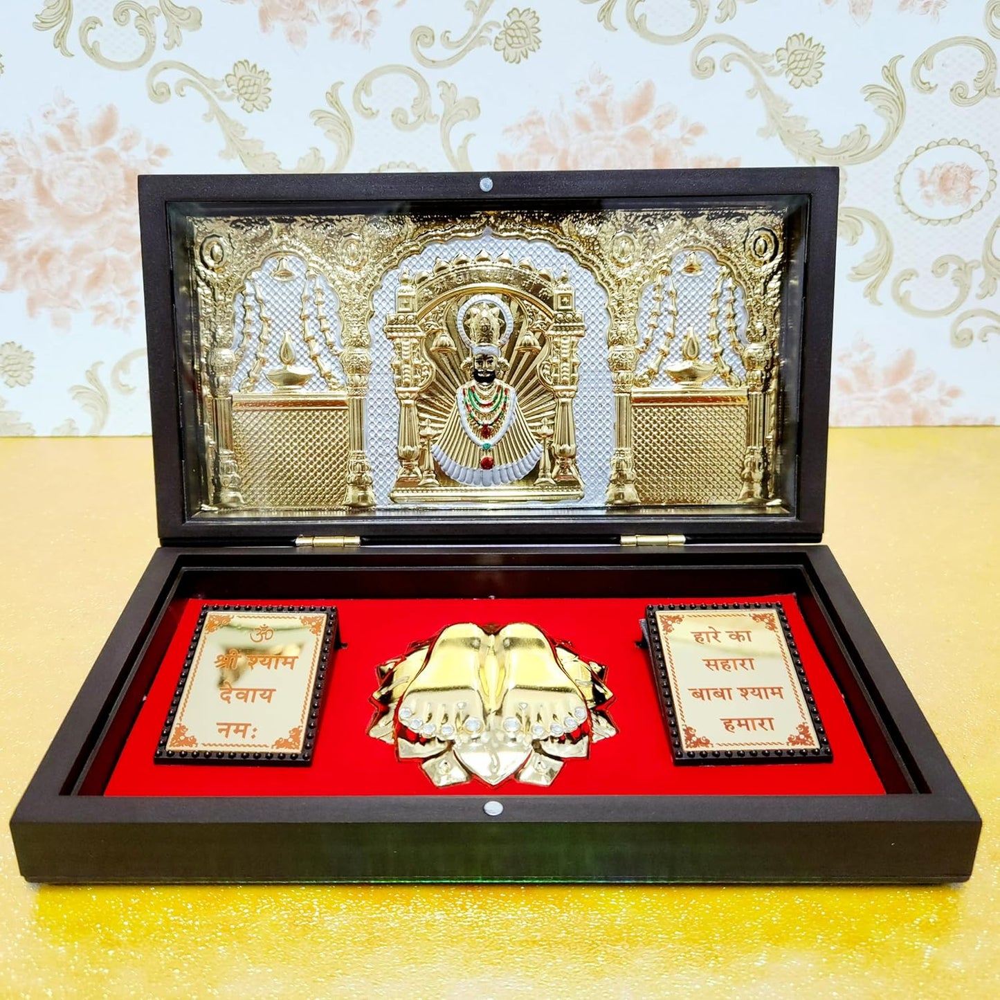 Khatu Shyam ji with Charan Paduka