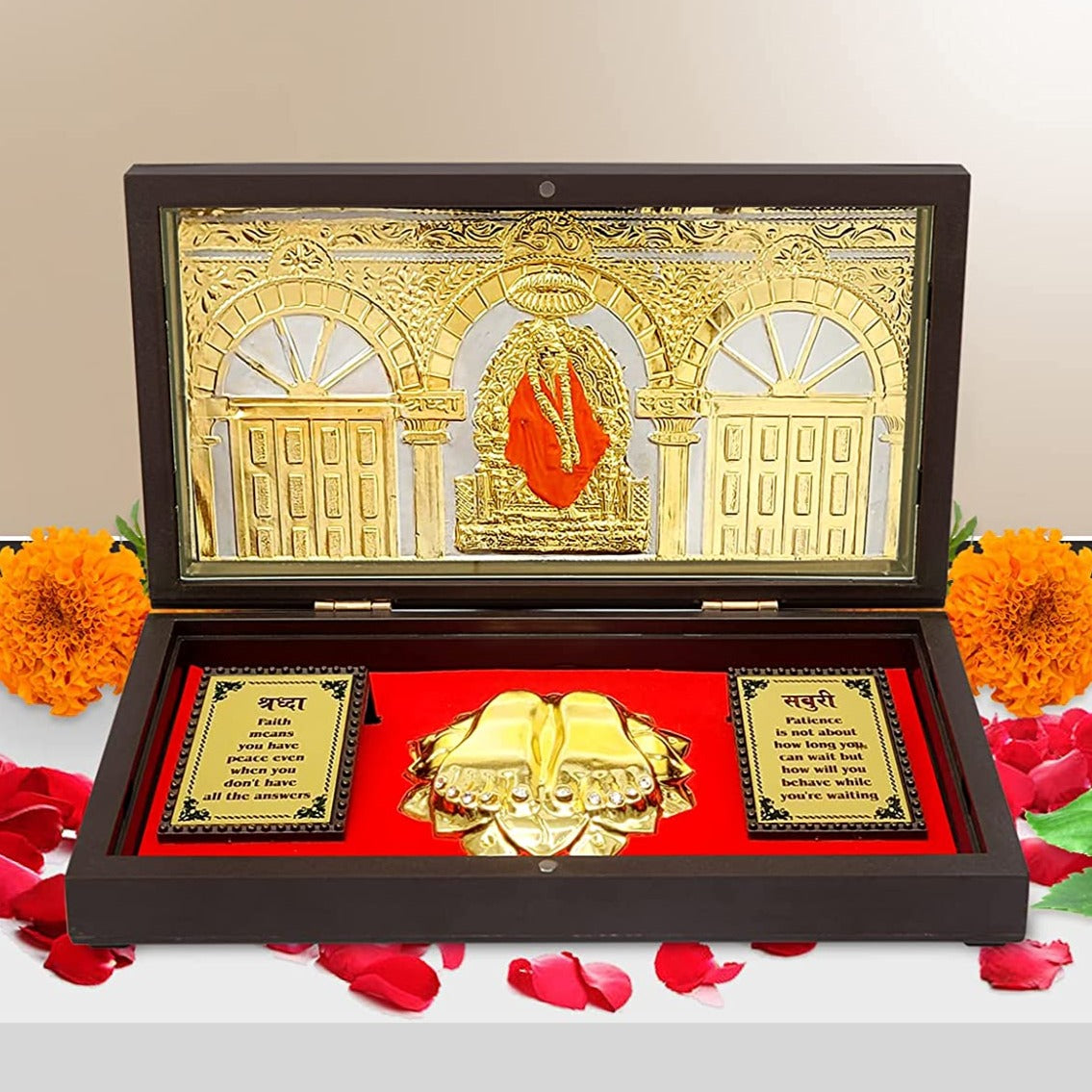 Shirdi Sai Baba With Charan Paduka