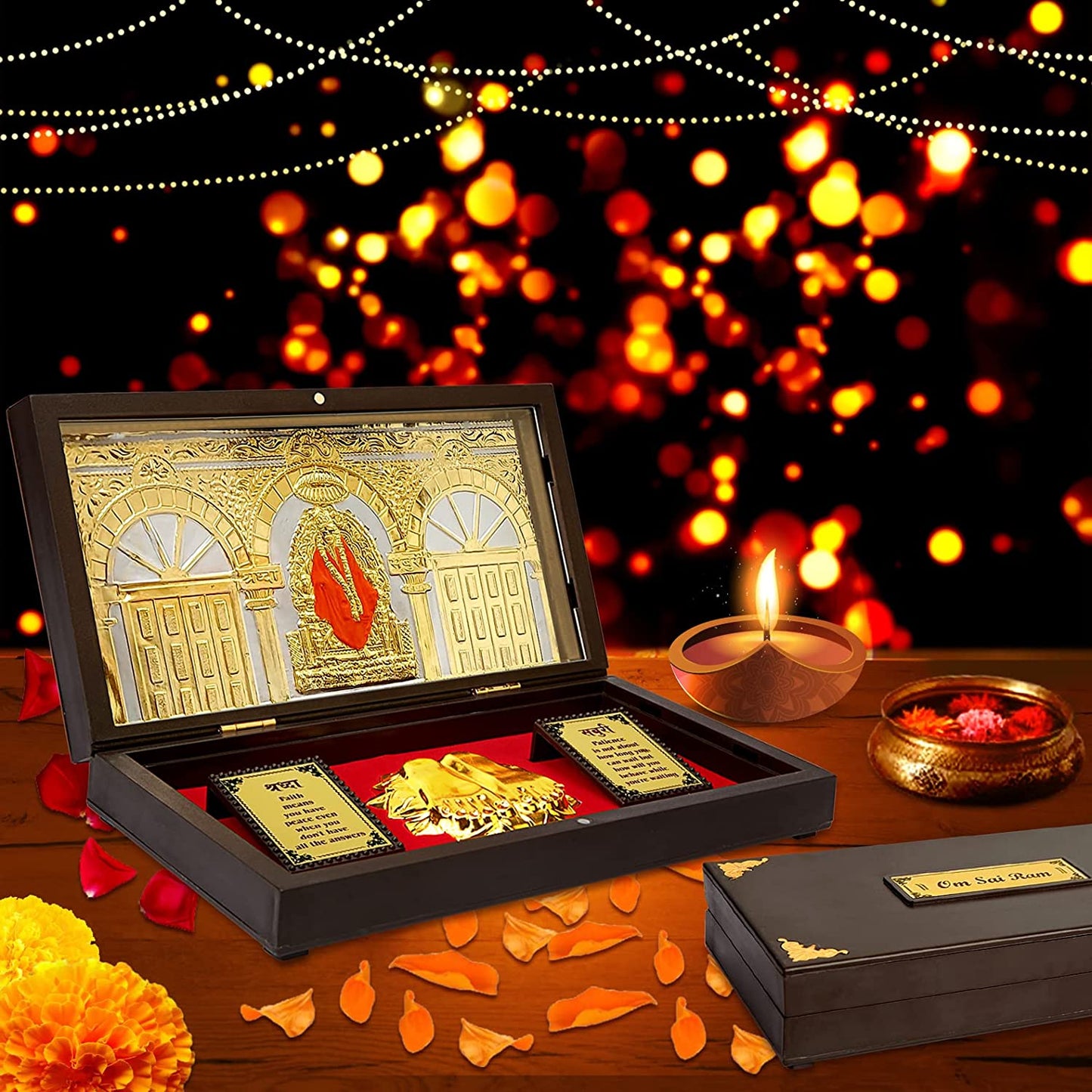 Shirdi Sai Baba With Charan Paduka